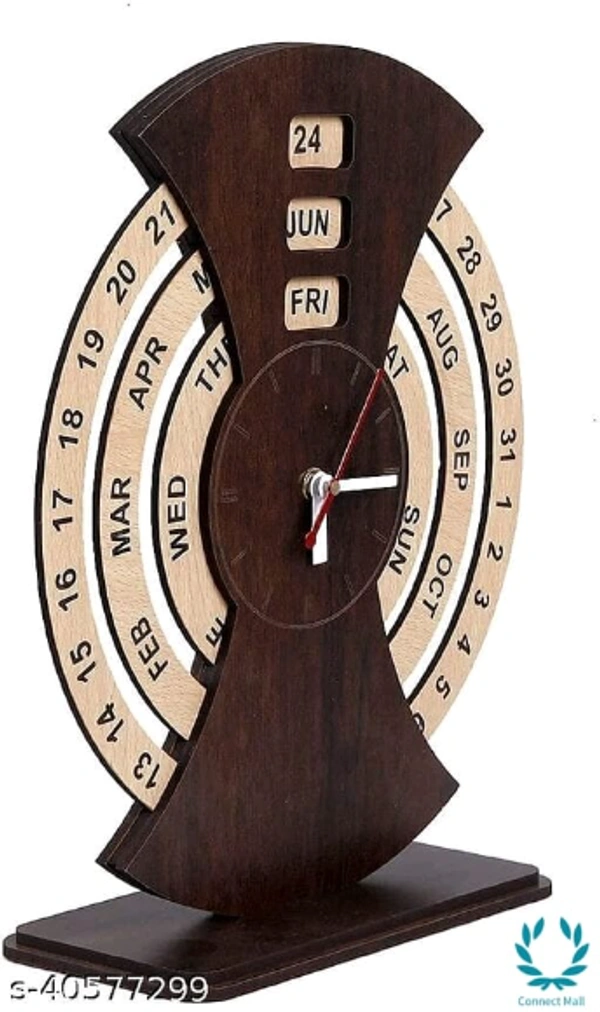 Classic  calender Clocks   - Wooden, Wall Clock, 1 piece